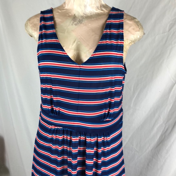 Blue/Red maxi Dress XLarge - Picture 2 of 6